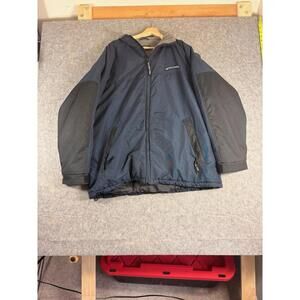 Vintage Polo Jeans Co Ralph Lauren Men's Blue Nylon Winter Jacket XL